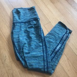 striped aerie leggings